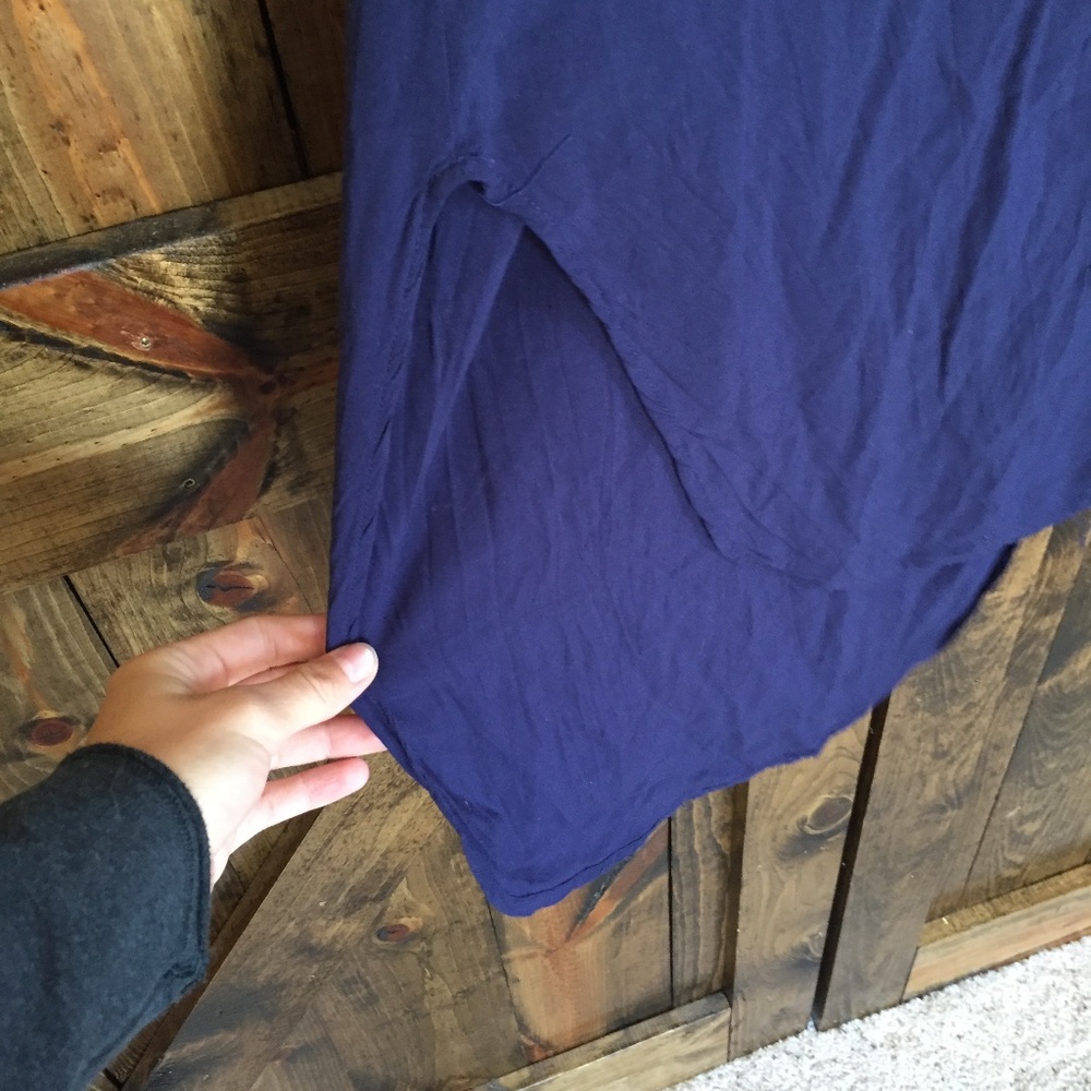 Cable & Gauge navy dress with side slits size XS! - Picture 4 of 8